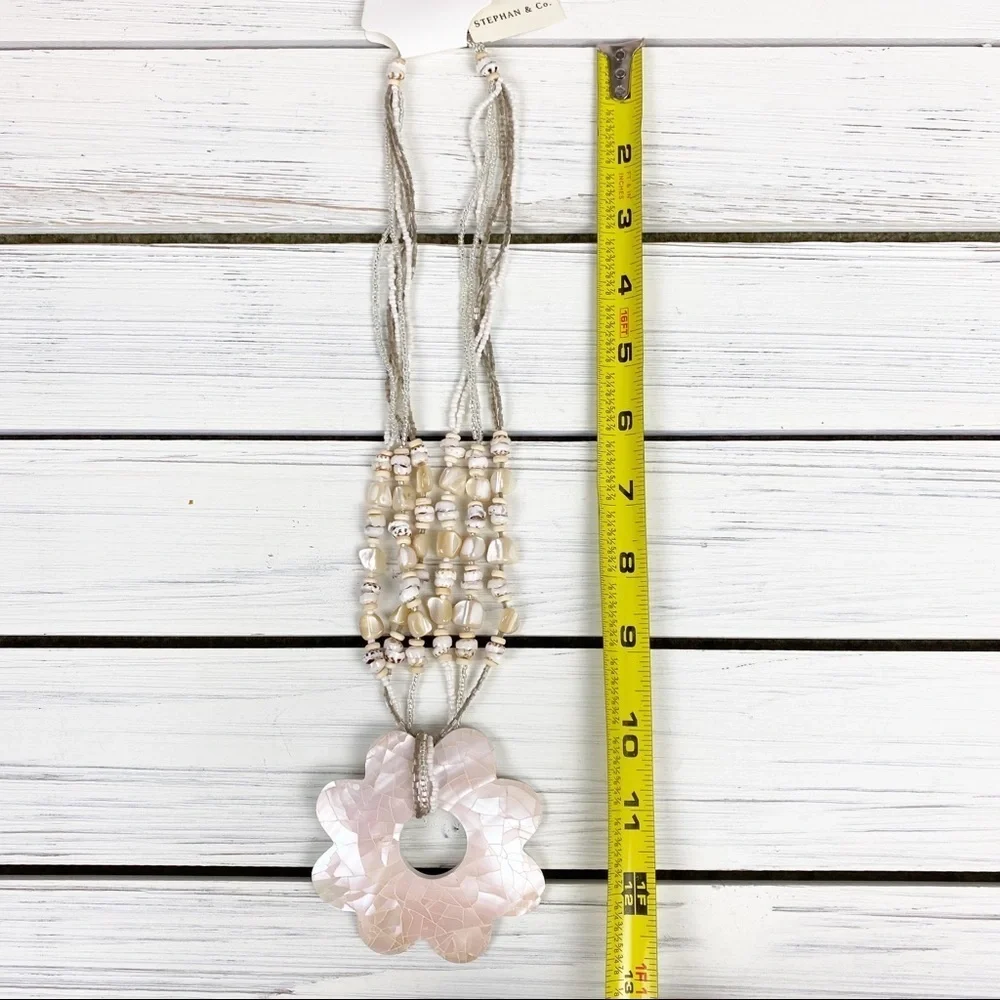 Bohemian Style Boho Floral Statement Necklace